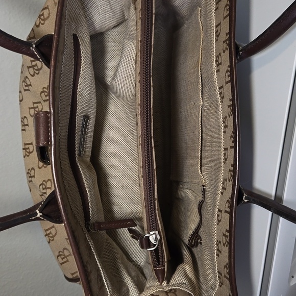 Dooney & Bourke Large Canvas Shoulder Tote Bag - Picture 7 of 17